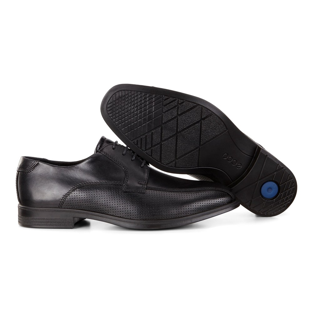 Zapatos De Vestir Hombre - ECCO Melbourne - Negros - OJW863204